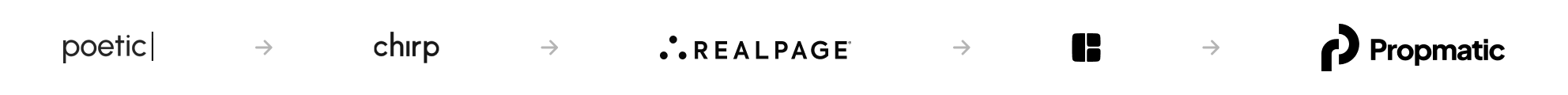 Poetic Systems, then Chirp, then RealPage, then Clutch, now Propmatic.